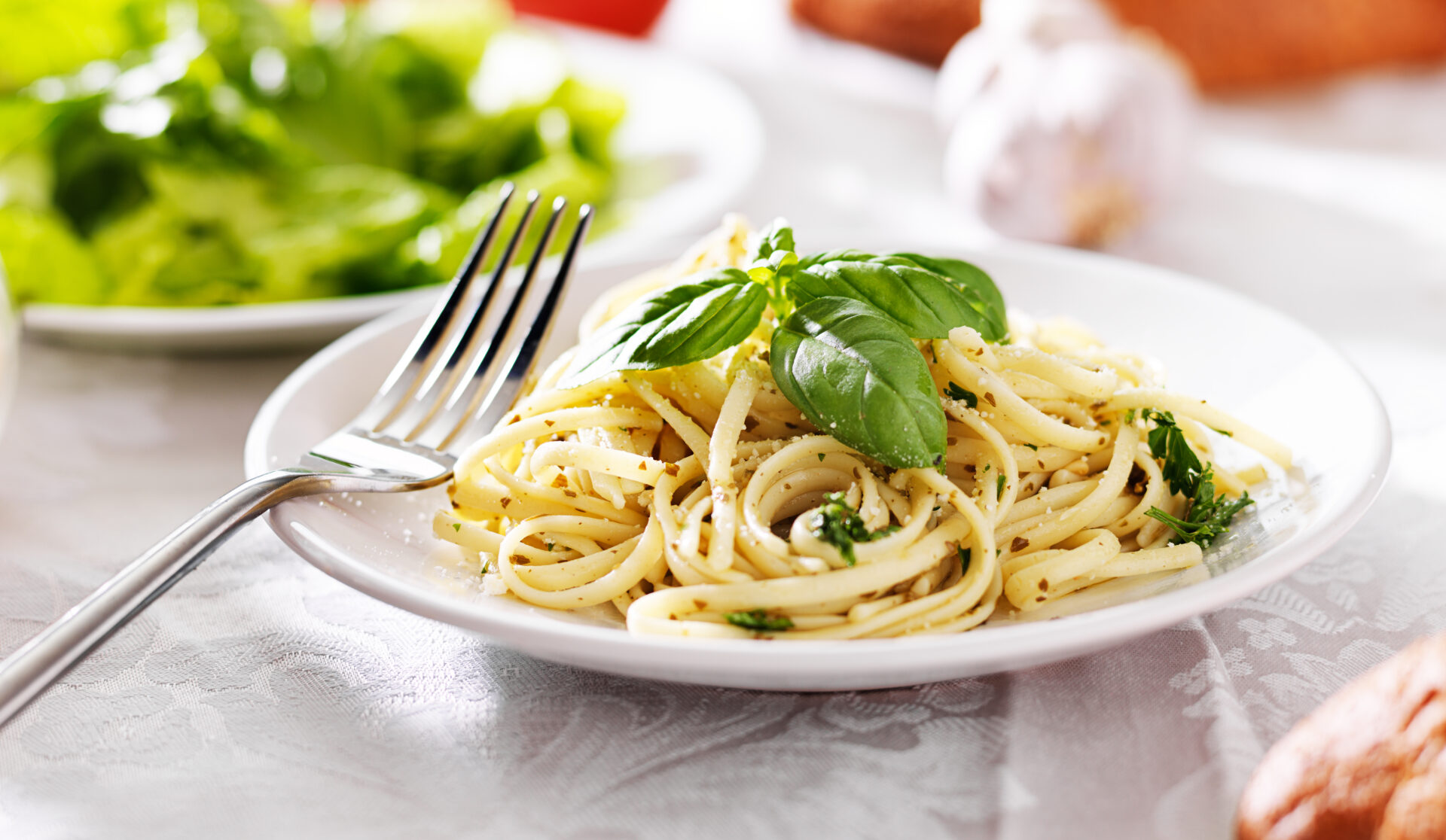 Linguine au pesto